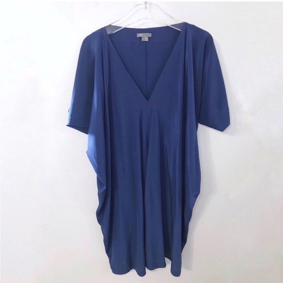 Vince Silk Georgette Draped Dress - Picture 3 of 8